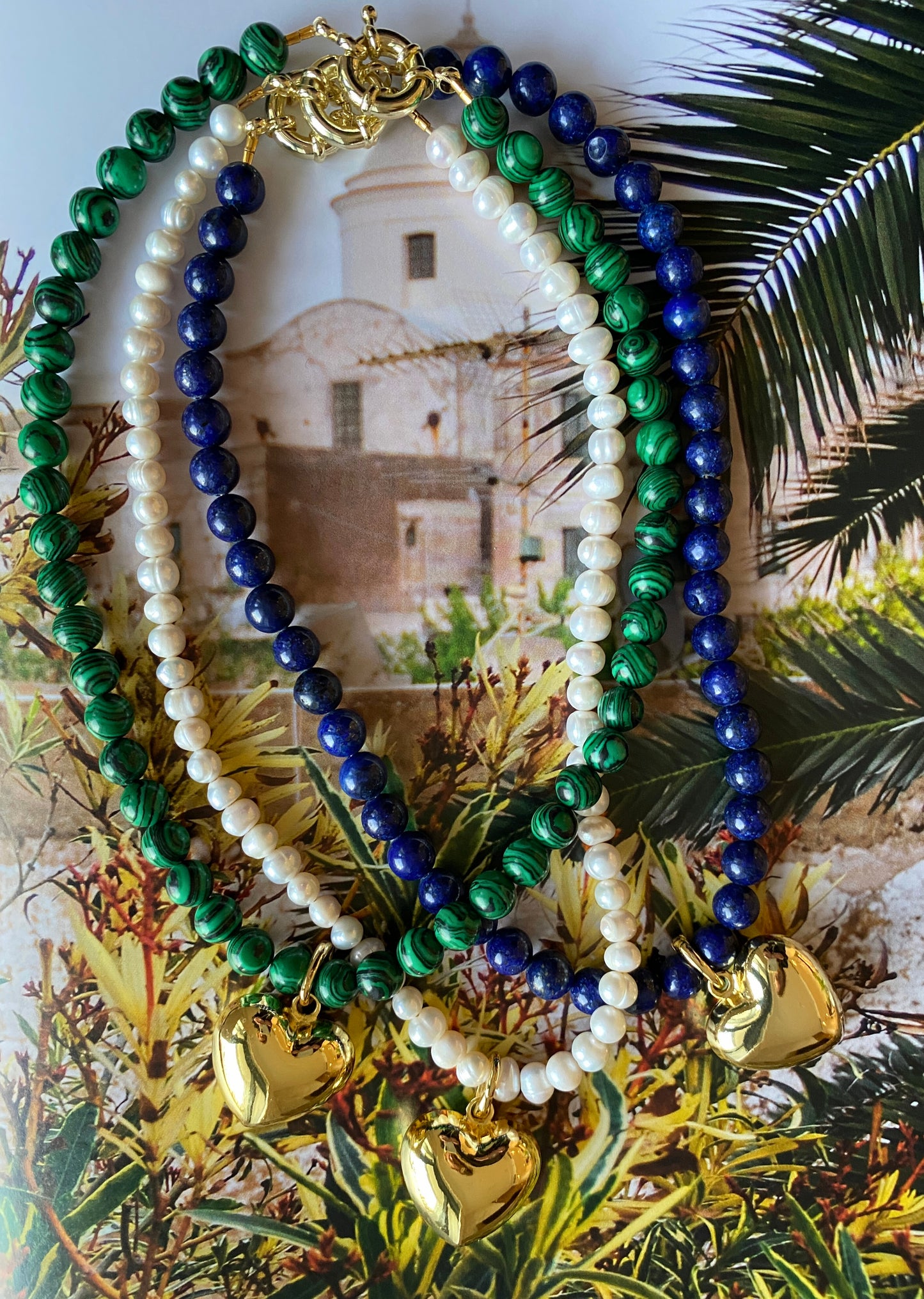 MALACHITE HEART Necklace