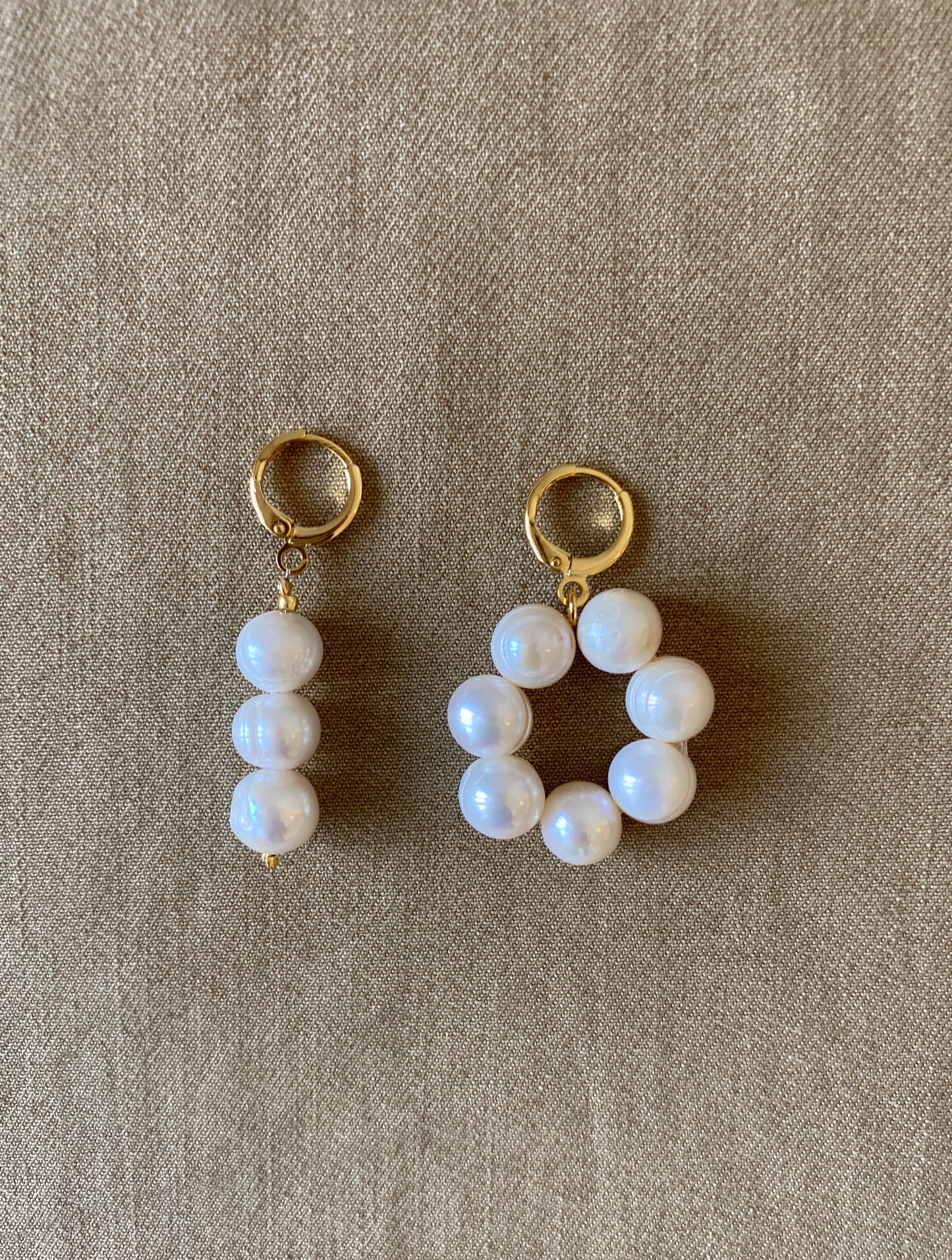 Earrings CHUNKY PEARLS