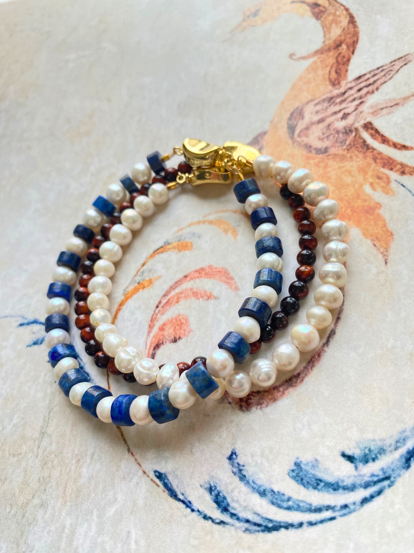 LAPIS & PEARL Bracelet