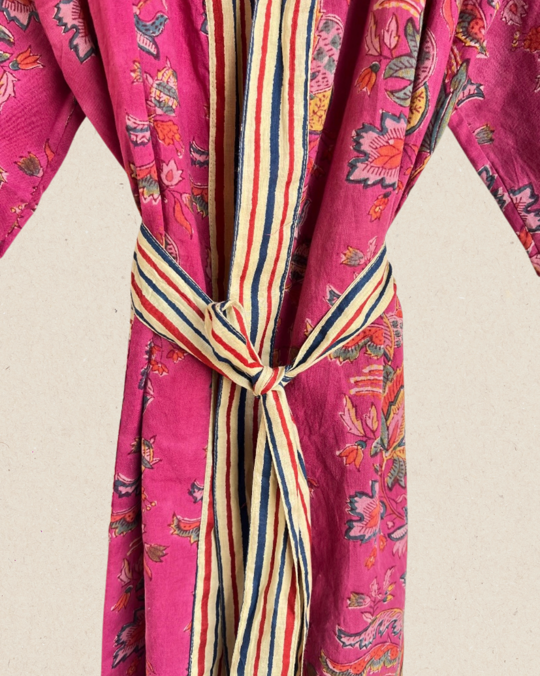 KIMONO FLORAL fuchsia