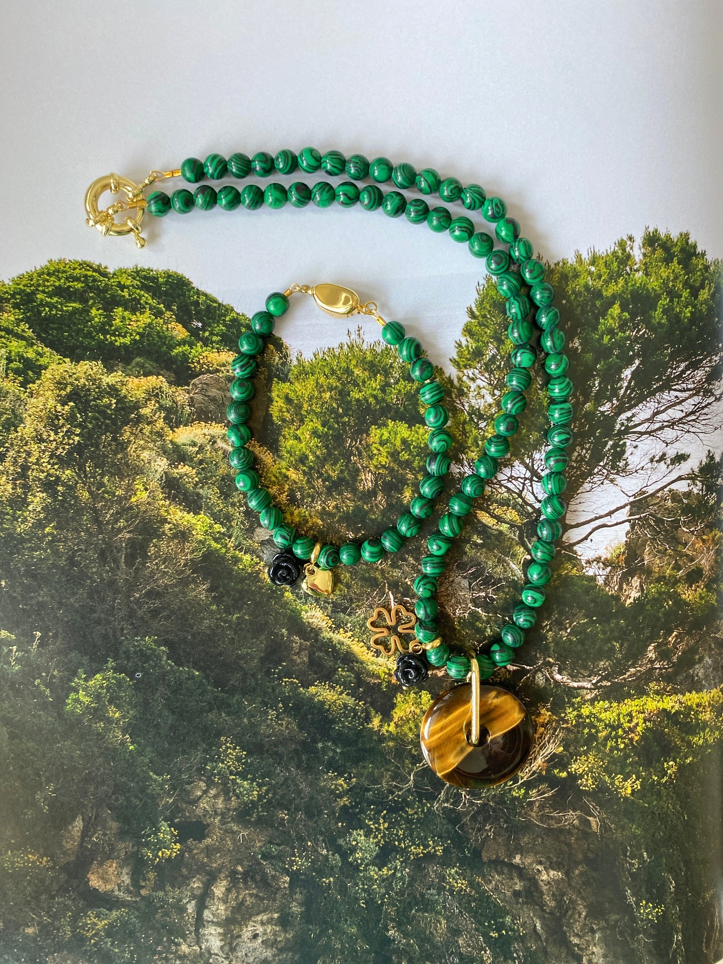 MALACHITE CHARMS Bracelet