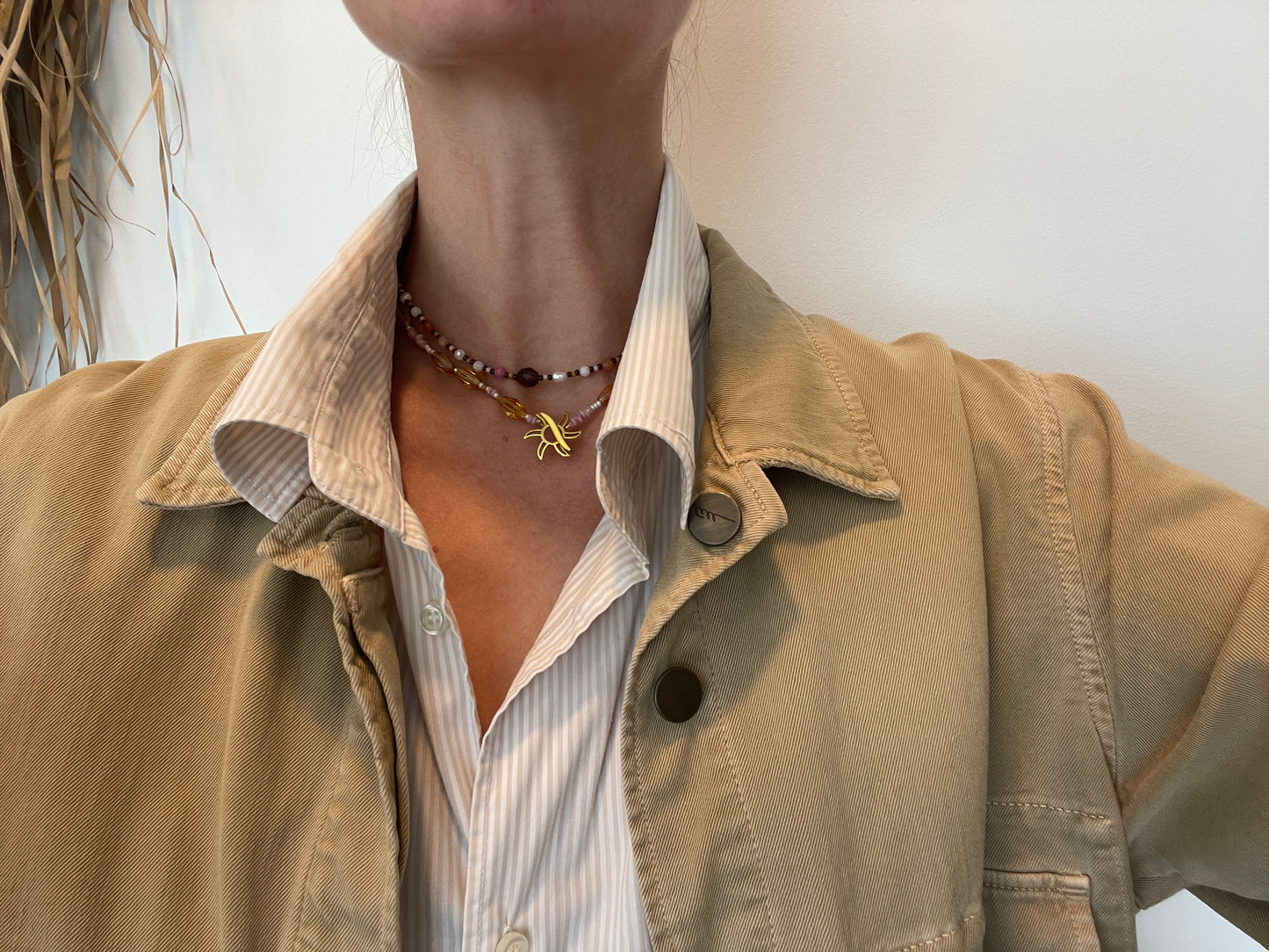 Necklace BOHEMIAN, Gemstones