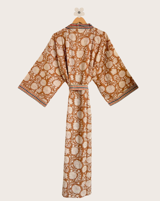 Kimono beige FLORAL