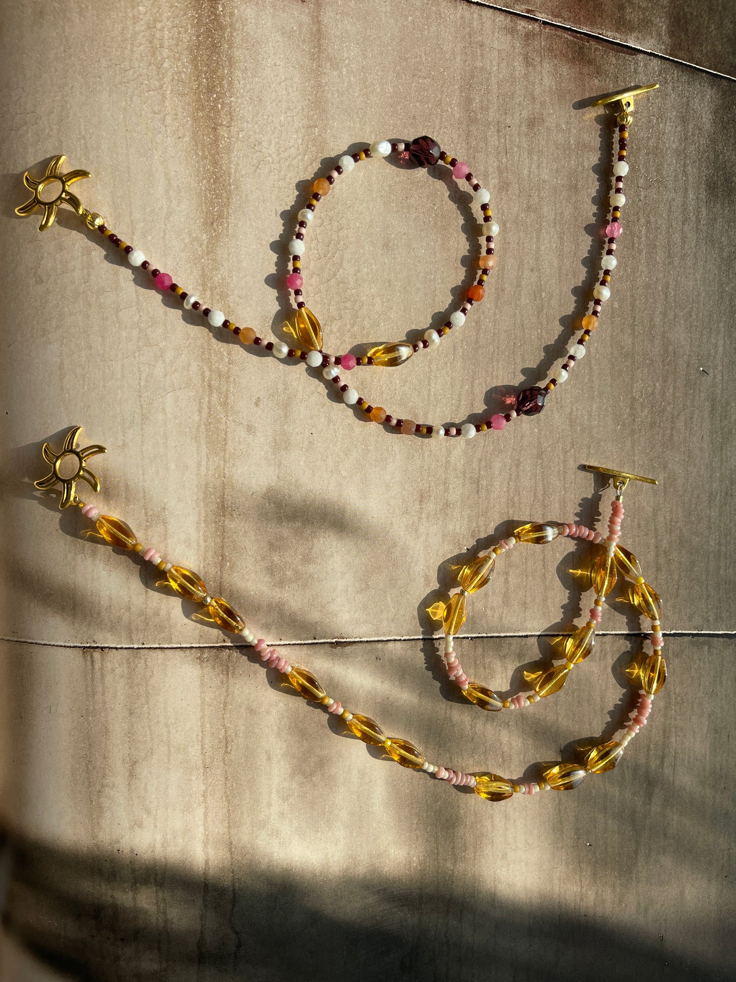 Necklace BOHEMIAN, Gemstones