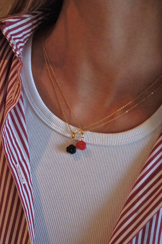 RED ROSE CHARM Necklace