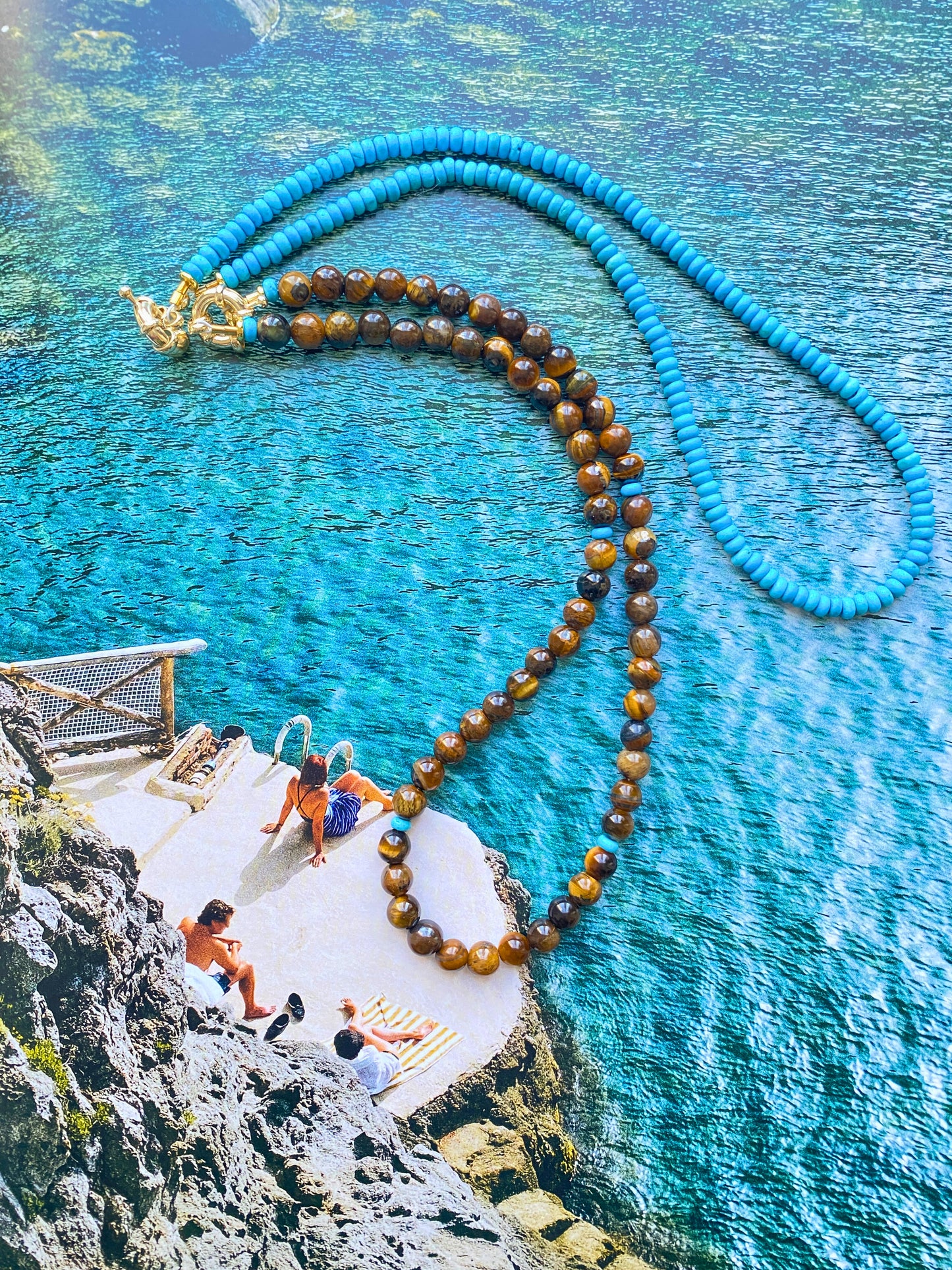 TIGER EYE & TURQUOISE Necklace