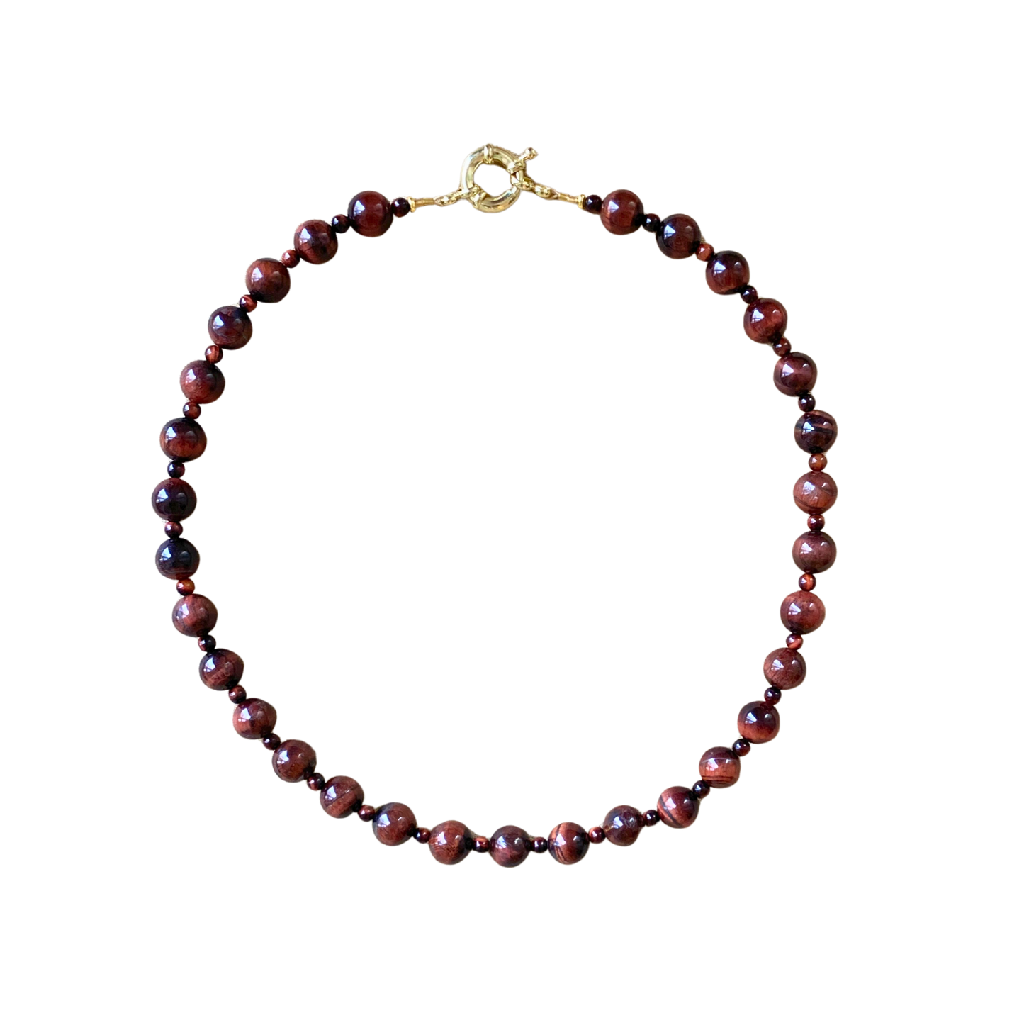 TIGER EYE STATEMENT Necklace