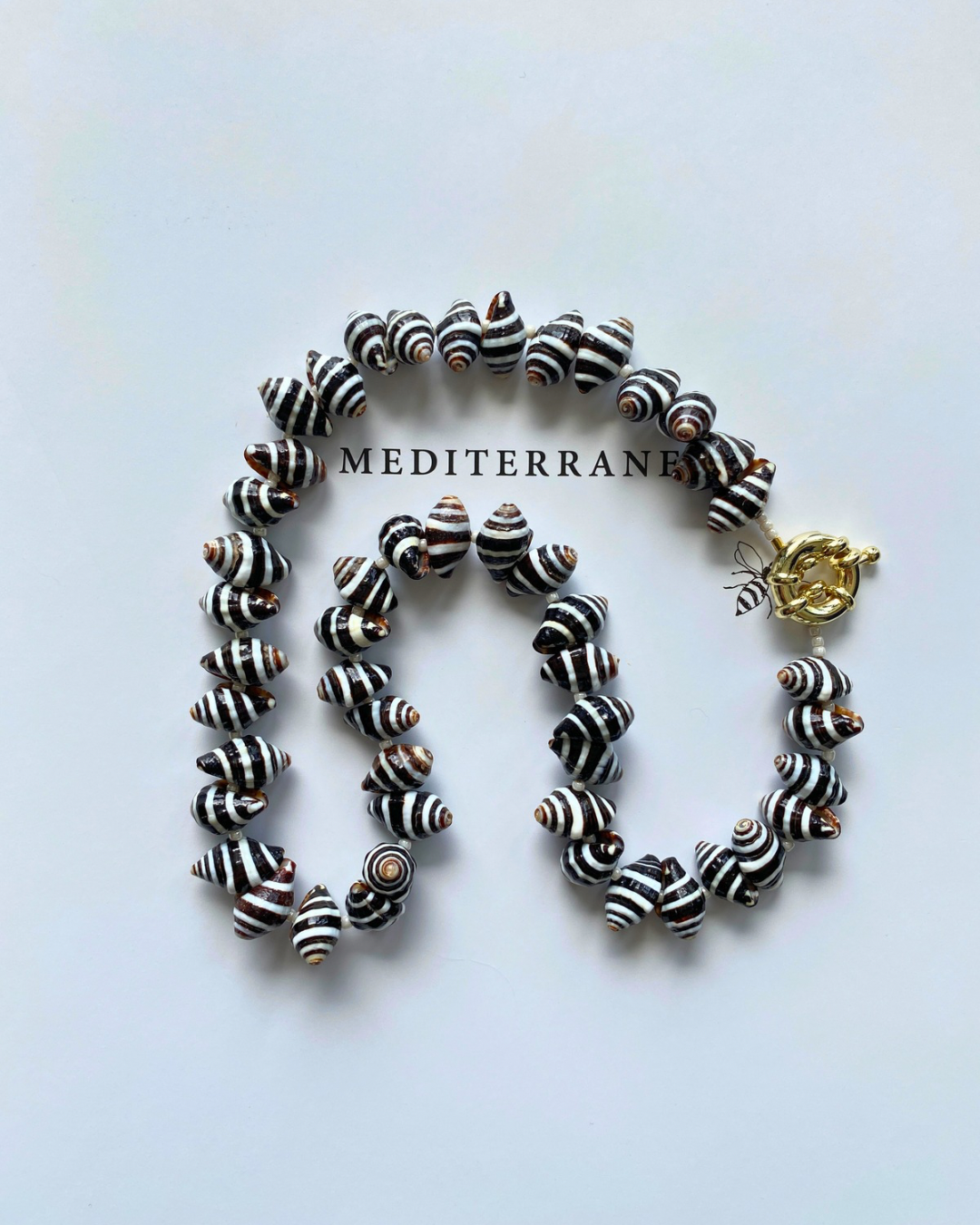 NATURAL ZEBRA SHELL Necklace