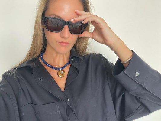 LAZULI TIGER EYE Necklace