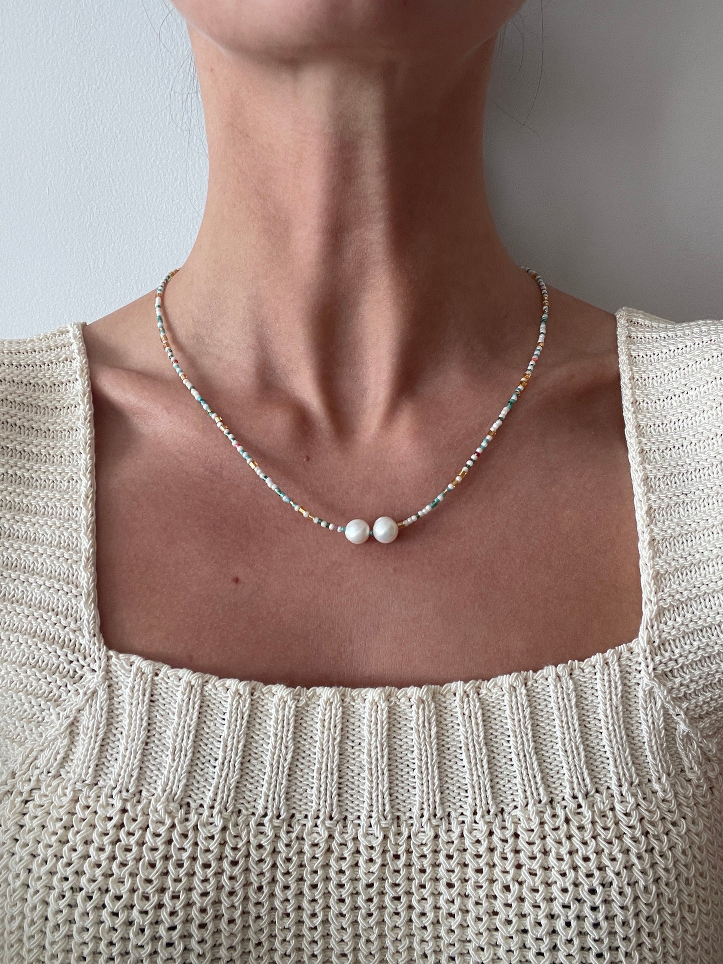 Necklace PASTEL PEARLY