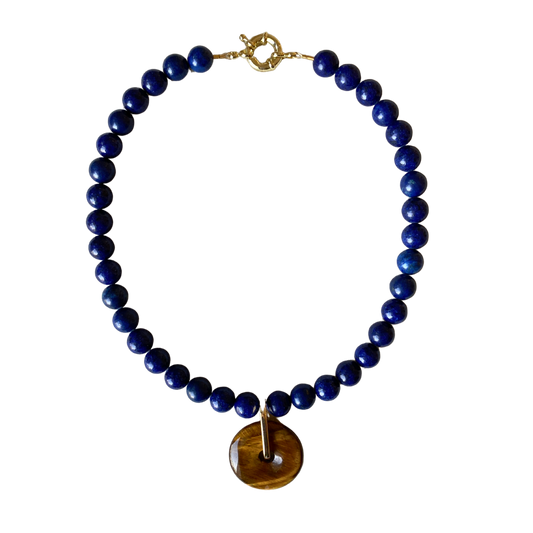 LAZULI TIGER EYE Necklace