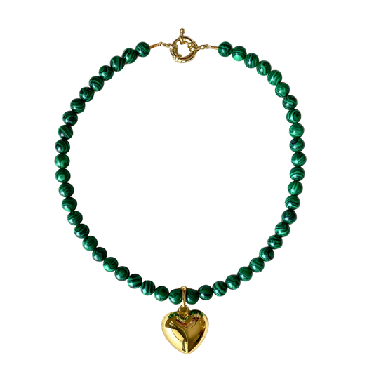 MALACHITE HEART Necklace