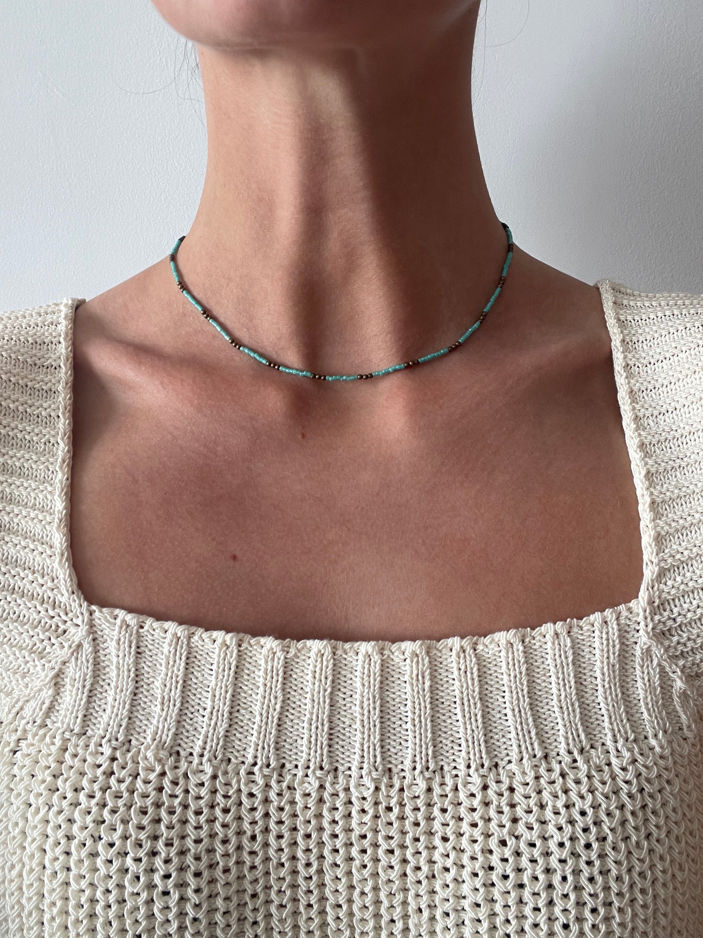 Necklace BOHO-CHIC, Ocean Blue