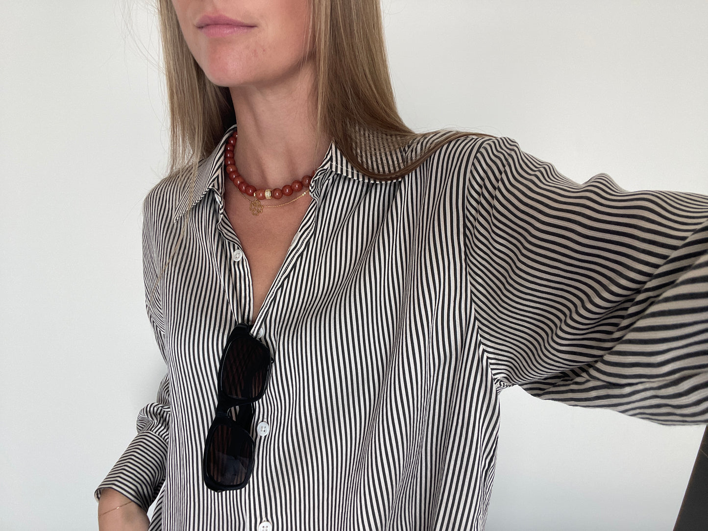 RED JASPER bold Necklace