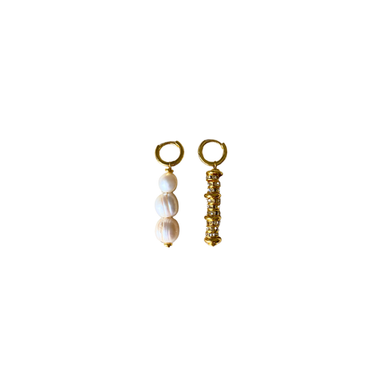 PEARLS & RHINESTONE Earrings
