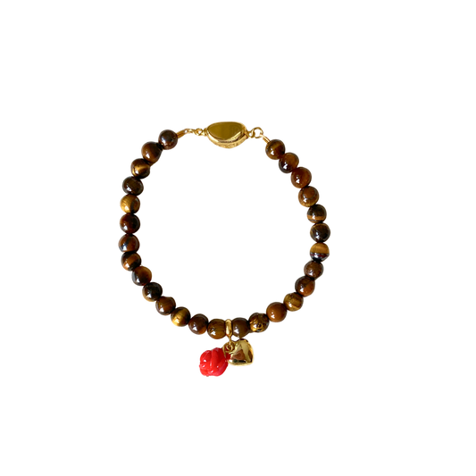 TIGER EYE CHARMS Bracelet