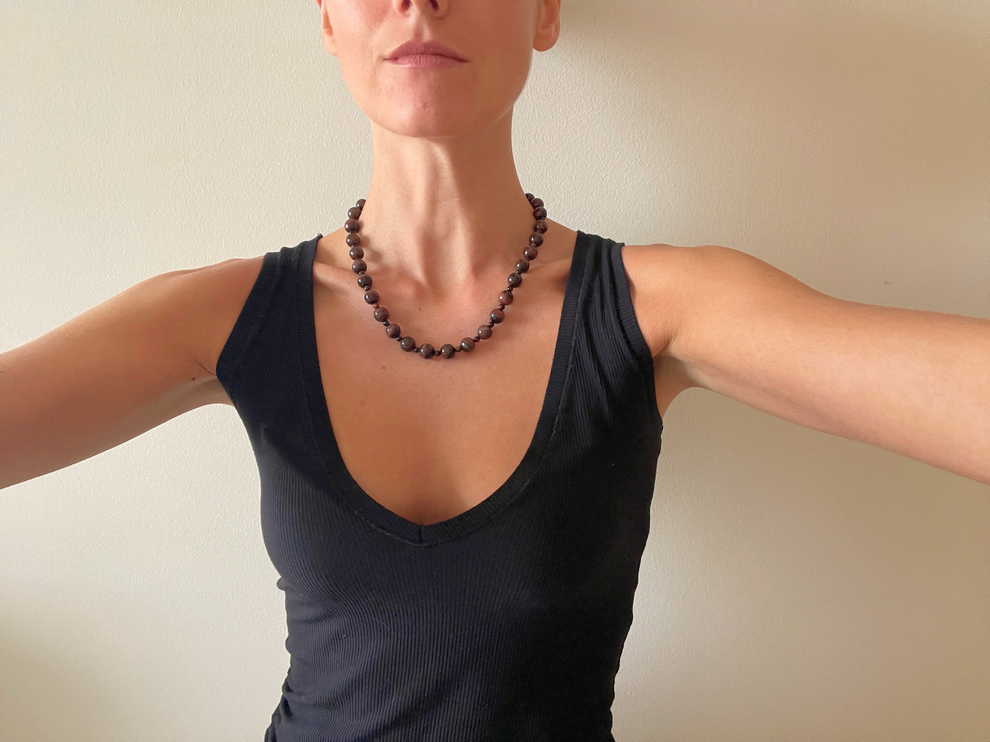 TIGER EYE STATEMENT Necklace