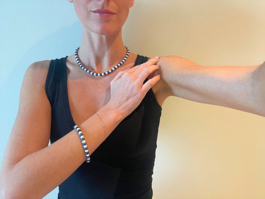 LAPIS & PEARL Necklace