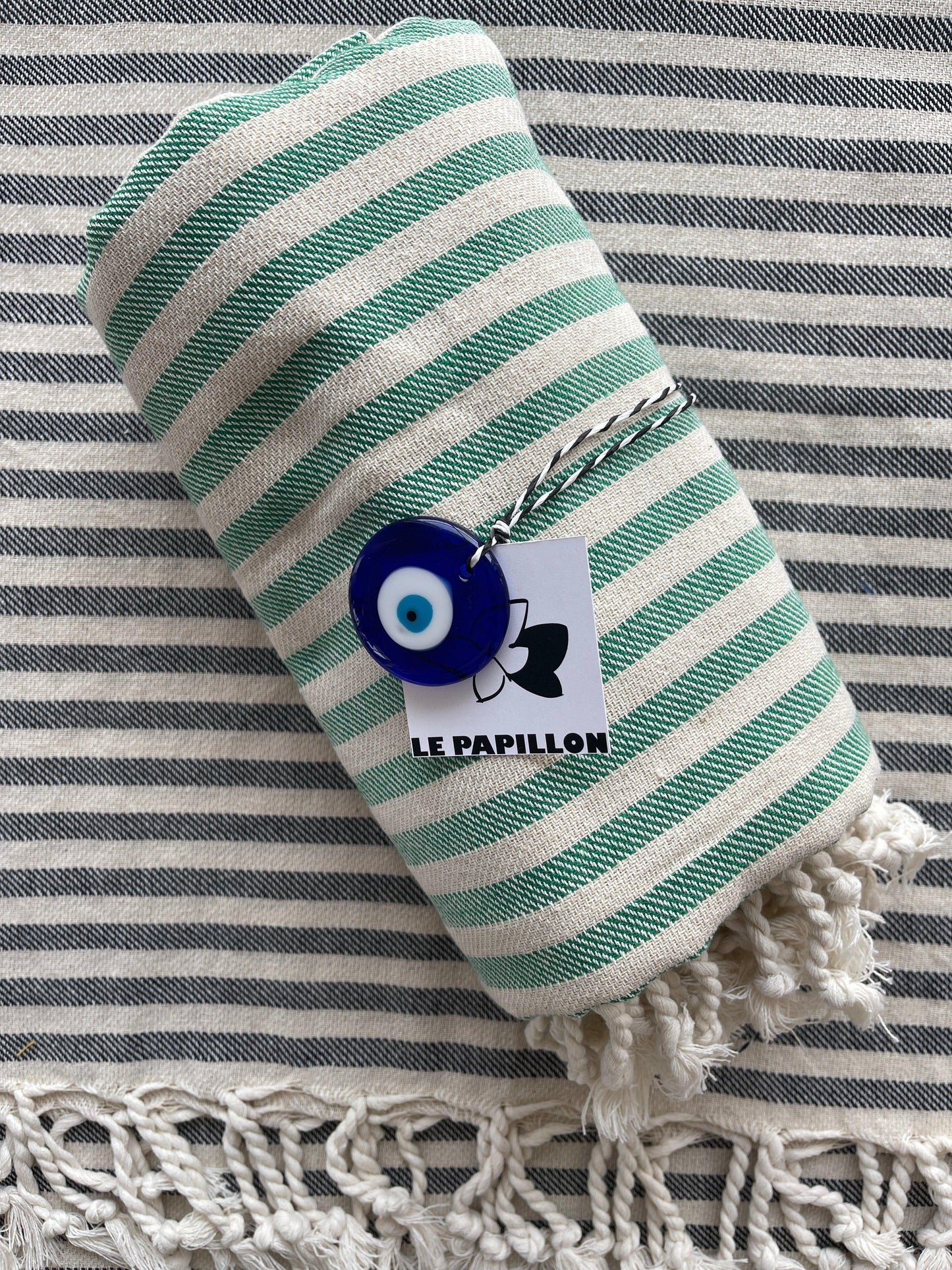 Turkish towel CANNES, Green