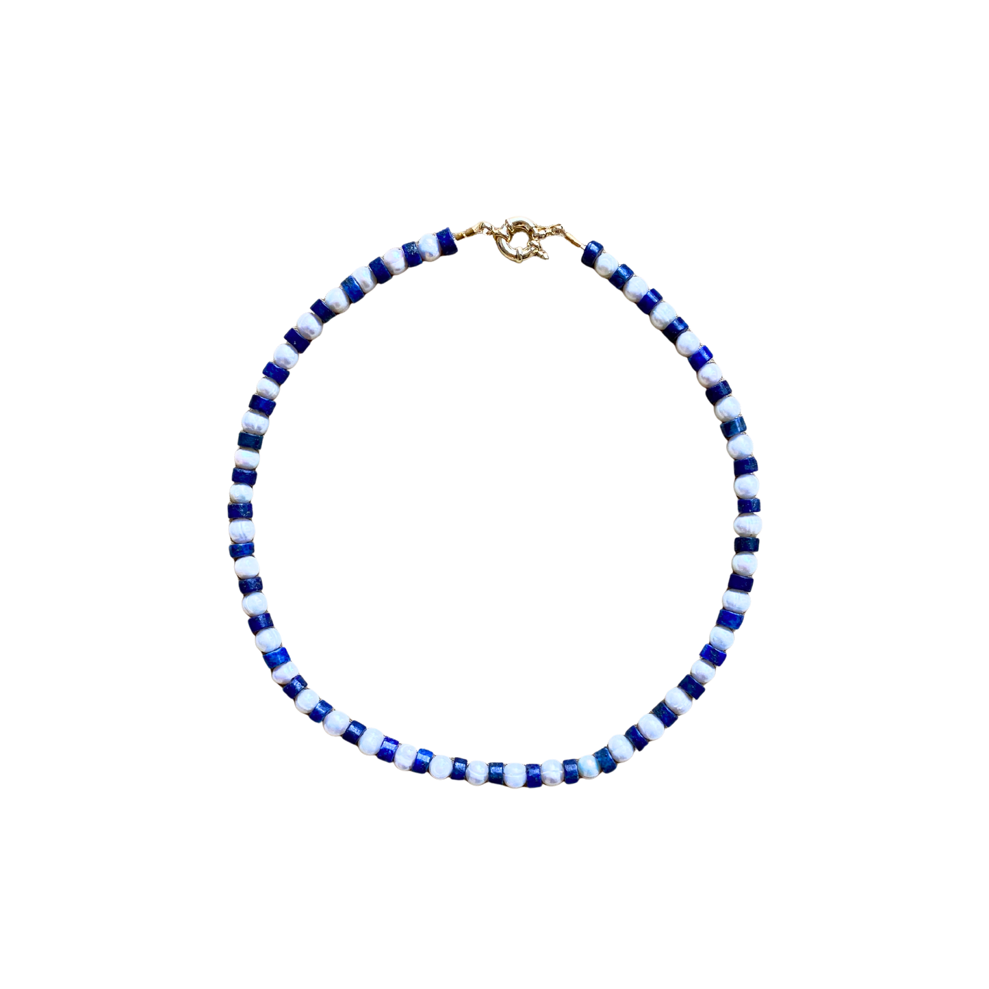 LAPIS & PEARL Necklace