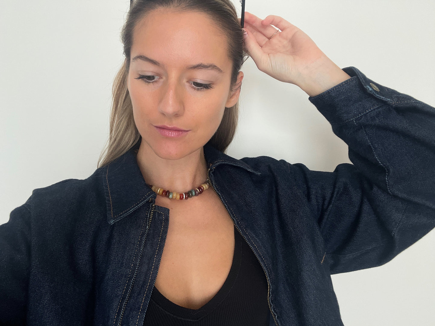 NATURE GEMSTONE bold Necklace