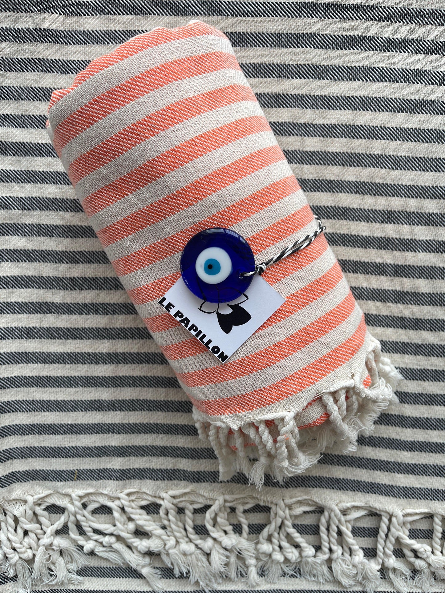 Turkish towel CANNES, Orange