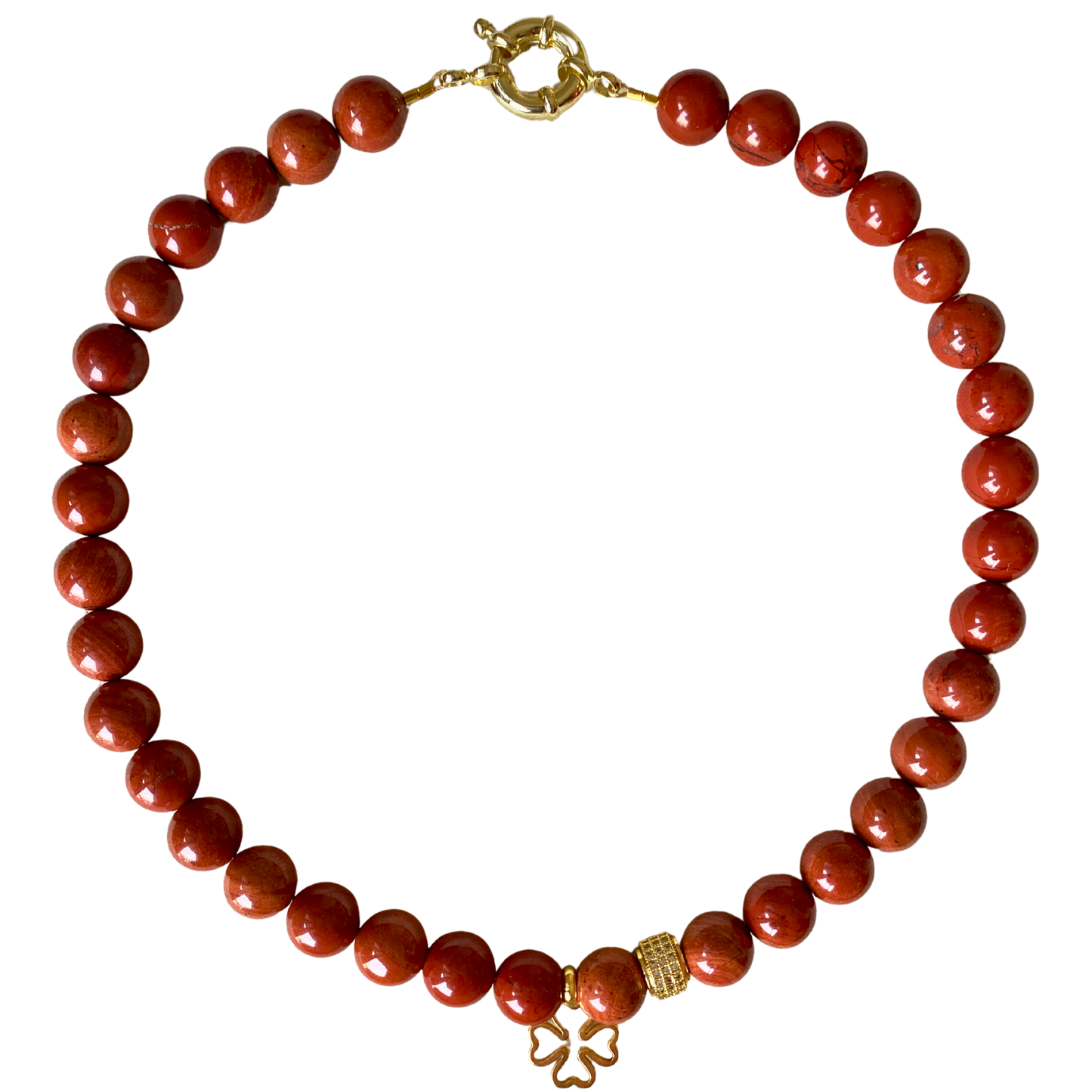 RED JASPER bold Necklace