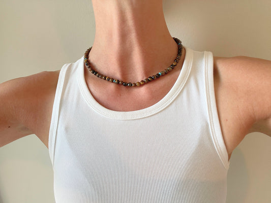 TIGER EYE & TURQUOISE Necklace