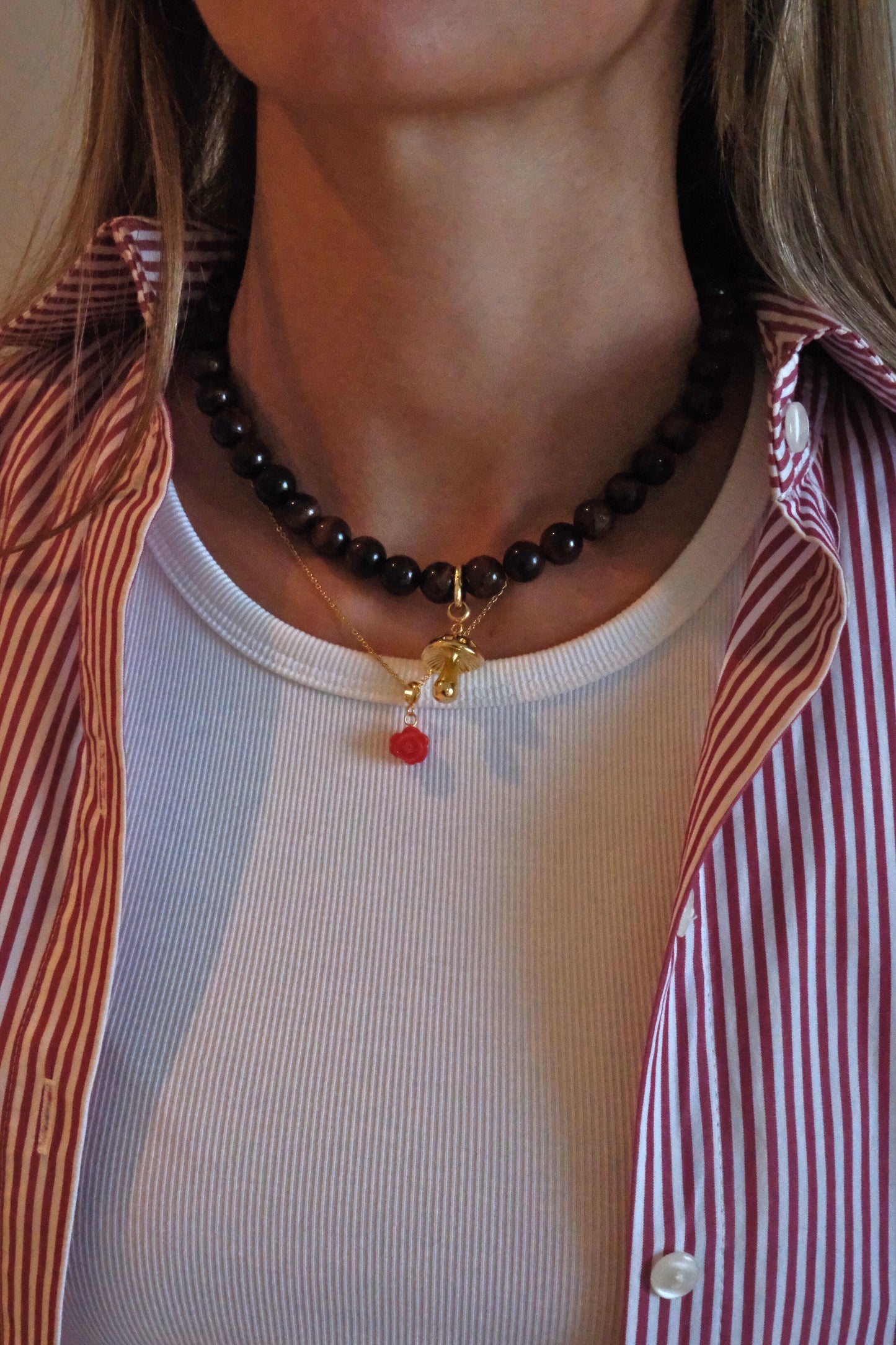 RED ROSE CHARM Necklace