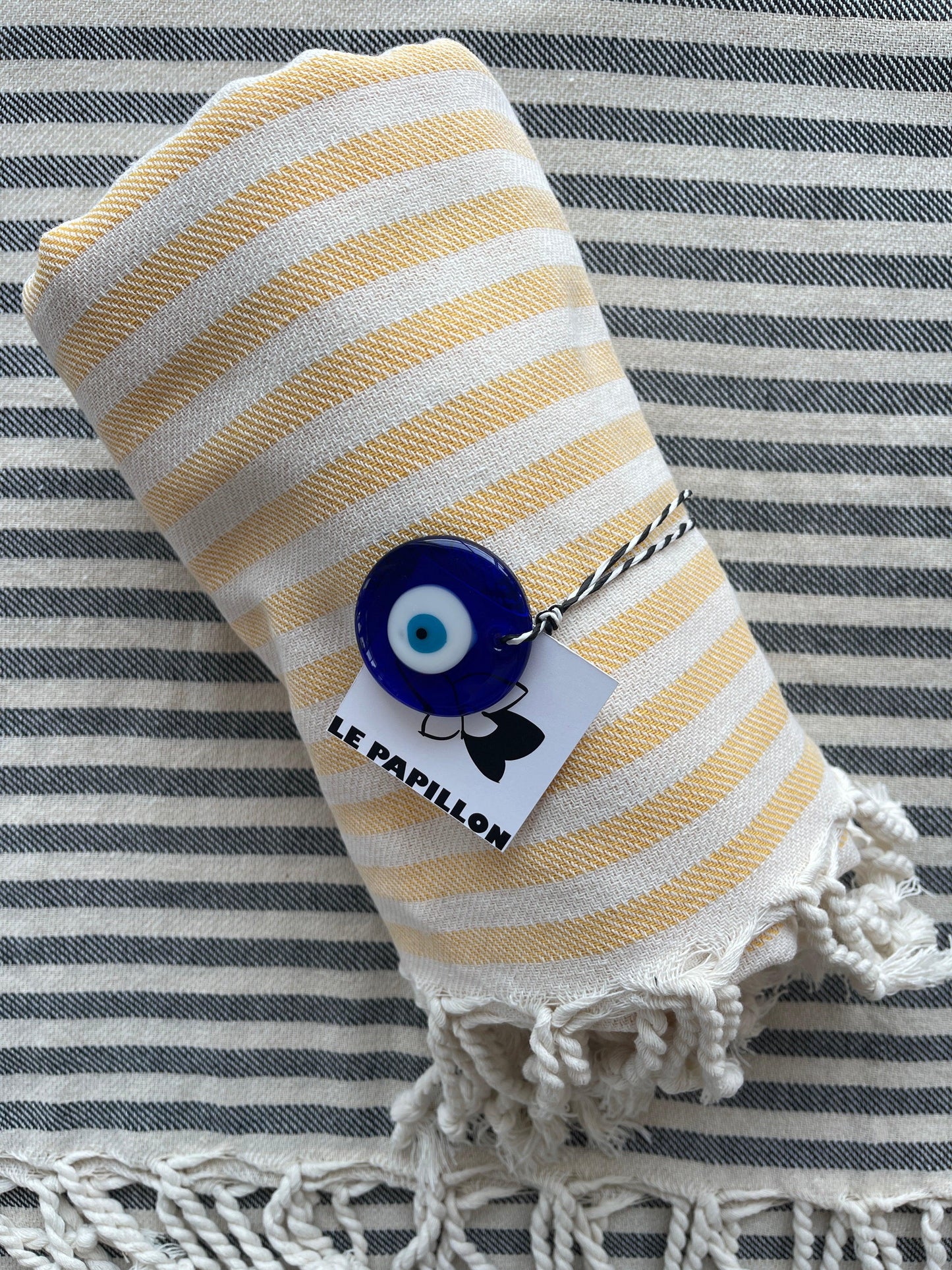 Turkish towel CANNES, Yellow